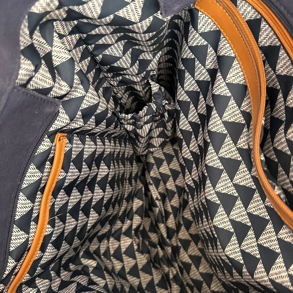 Stella & Dot Navy Tote Bag - Picture 6 of 8